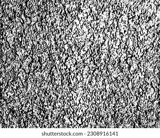 A black and white vector overlay texture of ground or soil, textured background, static noise, interference.