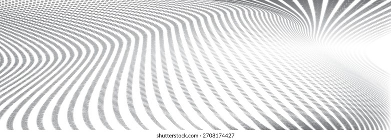 Puntos de Imagen de papel panorámico de Vector blanco y negro. Fondo de cuadrícula regular gráfico. moderno eps 10.