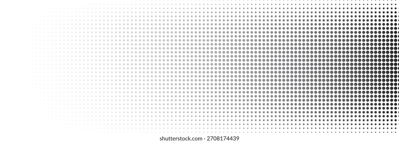 Puntos de Imagen de papel panorámico de Vector blanco y negro.