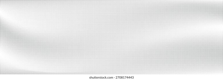 Puntos de Imagen de papel panorámico de Vector blanco y negro. Fondo de cuadrícula regular gráfico. 