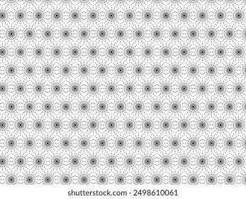 Black and white, vector pattern, abstract background