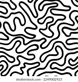 Black and white vector patterns and monochrome designs