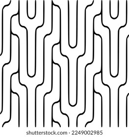 Black and white vector patterns and monochrome designs