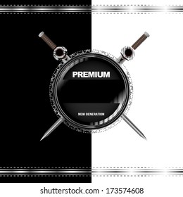 Black White Vector Permium Quality New Generation Sale Vector Ribbon