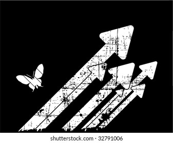 the black and white vector retro grunge background