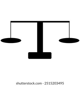 Símbolo blanco y negro de las escalas del Vector