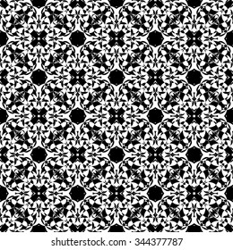 black and white Vector seamless pattern. Seamless background pattern. Modern stylish texture. Repeating geometric.
