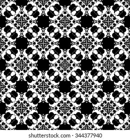 black and white Vector seamless pattern. Seamless background pattern. Modern stylish texture. Repeating geometric.