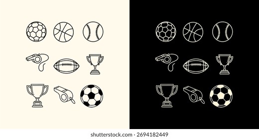 Black and white vector set of food icons and symbols for web design and illustration