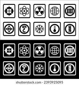 black white vector sign icon ilustration