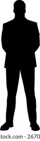 black and white vector silhouettes of people for clipping