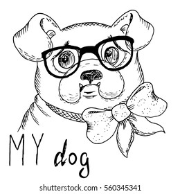 47,224 Black White Sketch Dog Images, Stock Photos & Vectors | Shutterstock
