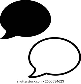 Black and white vector speech bubble set, Hand drawn set of speech bubbles with handwritten for book, card, business, poster design. Vector illustration design for fashion fabrics, textile graphics.