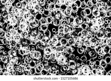 Black and white vector template with circles. Beautiful colored illustration with blurred circles in nature style. Design for your business advert.