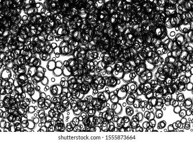 Black and white vector template with circles. Beautiful colored illustration with blurred circles in nature style. Design for your business advert.