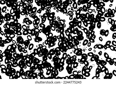 Black and white vector template with circles. Beautiful colored illustration with blurred circles in nature style. Design for business adverts.