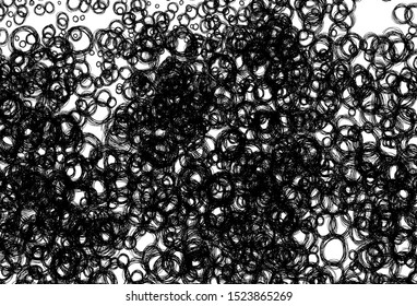 Black and white vector texture with disks. Beautiful colored illustration with blurred circles in nature style. Design for poster, banner of websites.