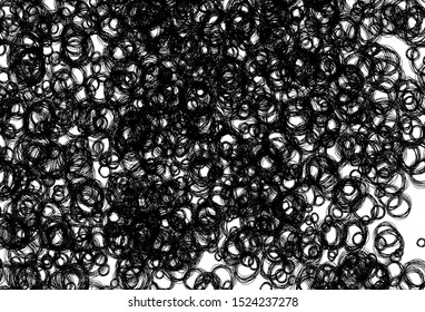 Black and white vector texture with disks. Beautiful colored illustration with blurred circles in nature style. Pattern for beautiful websites.