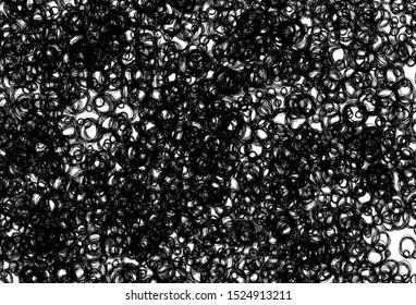 Black and white vector texture with disks. Beautiful colored illustration with blurred circles in nature style. Pattern for beautiful websites.