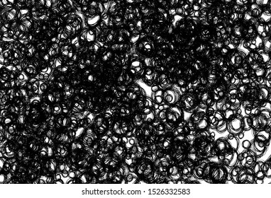 Black and white vector texture with disks. Modern abstract illustration with colorful water drops. Design for your business advert.