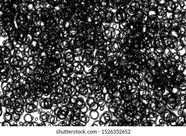 Black and white vector texture with disks. Beautiful colored illustration with blurred circles in nature style. Design for poster, banner of websites.