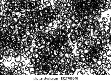 Black and white vector texture with disks. Beautiful colored illustration with blurred circles in nature style. New template for your brand book.