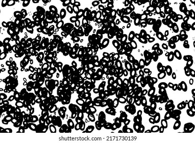 Black and white vector texture with disks. Blurred bubbles on abstract background with colorful gradient. Design for business adverts.