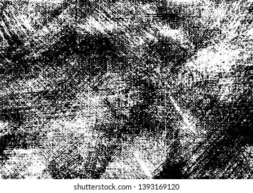 A black and white vector tracing of a canvas wash painting. The black sections can be selected separately from the white background. Ideal for creating artistic canvas texture or aged effects.