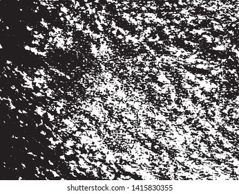 A black and white vector tracing of a crayon rubbing texture. The black sections can be selected separately from the white background. Ideal for creating grungy, artistic textured effects.