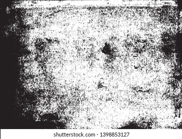 A black and white vector tracing of a grungy lino print. The black sections can be selected separately from the white background. Ideal for creating artistic textured or aged effects.