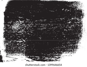 A black and white vector tracing of a grungy lino print. The black sections can be selected separately from the white background. Ideal for creating artistic textured or aged effects.