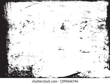 A black and white vector tracing of a grungy lino print. The black sections can be selected separately from the white background. Ideal for creating artistic textured or aged effects.
