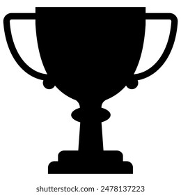 trofeo de Vector blanco y negro copa de campeones
