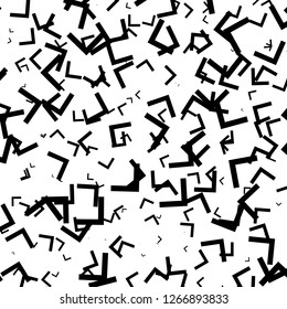 Black and White Vertical Lines Background, Random Chaotic Lines Abstract Geometric Pattern, Texture, Modern, Contemporary Art Illustration with Black White Stripes