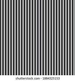 Black and white vertical striped seamless pattern background suitable for fashion textiles, graphics
