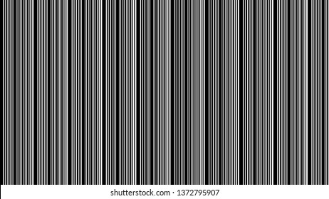 Black and White Vertical Stripes Background Pattern