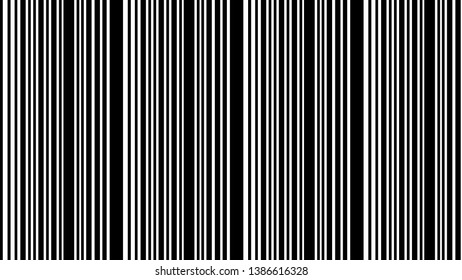 Black and White Vertical Stripes Background Pattern