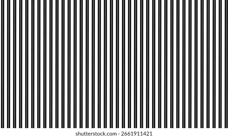 Black and white vertical stripes background. Luxury line wallpaper. Vertical stylish stripes.
