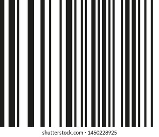 Black and white vertical strips of different thickness of different thickness