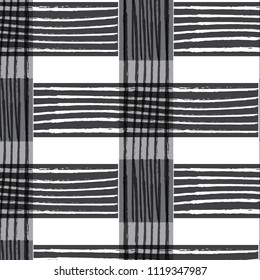 black white vertical twist line on rectangle grey striped weave pattern white background vector illustration image