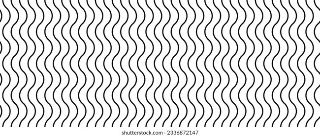 black white vertical wave seamless pattern