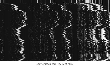 Fondo blanco y negro del fallo de VHS