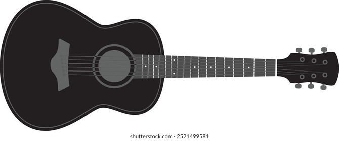 black and white Victor guitar  design 