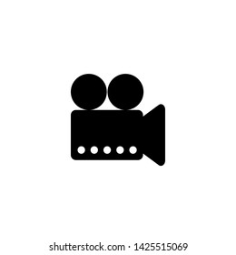 black and white video recorder vector