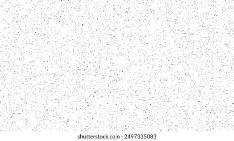 Black and white vintage background with distressed ink splatter, grainy texture, and grunge overlay, suitable for retro abstract design, illustration, and wallpaper template