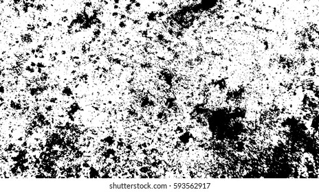Black and white vintage grunge futuristic background. Suitable to create unique overlay textures with the effect of scratching, breaking, antiquity and old materials.