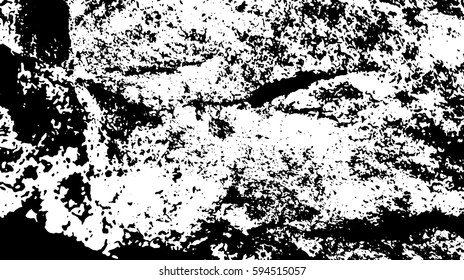 Black and white vintage grunge futuristic background. Suitable to create unique overlay textures with the effect of scratching, breaking, antiquity and old materials.