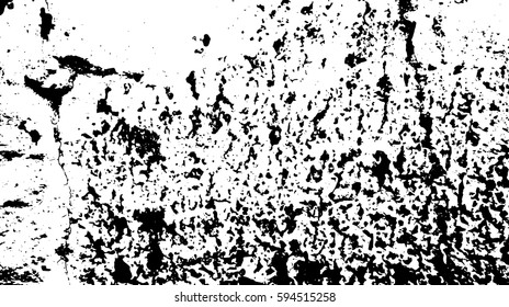Black and white vintage grunge futuristic background. Suitable to create unique overlay textures with the effect of scratching, breaking, antiquity and old materials.
