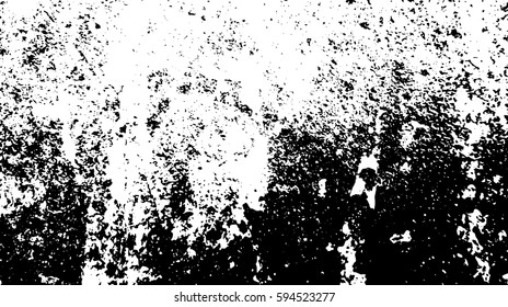 Black and white vintage grunge futuristic background. Suitable to create unique overlay textures with the effect of scratching, breaking, antiquity and old materials.