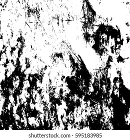 Black and white vintage grunge futuristic background. Suitable to create unique overlay textures with the effect of scratching, breaking, antiquity and old materials.